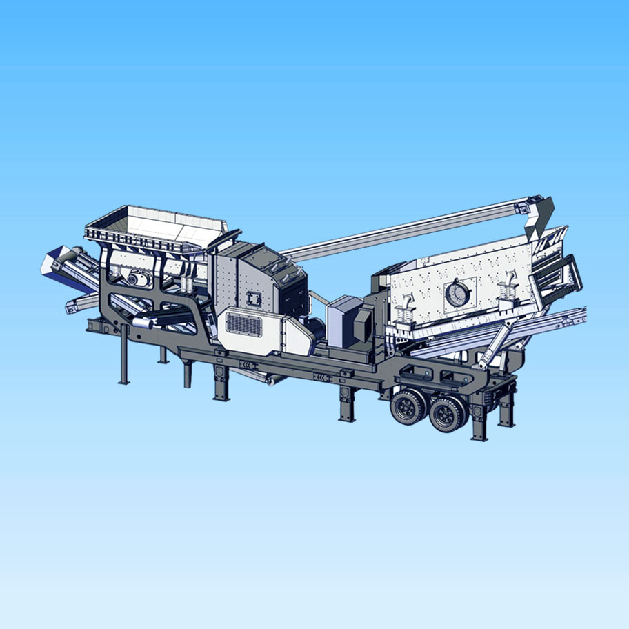 反擊式移動(dòng)破碎站