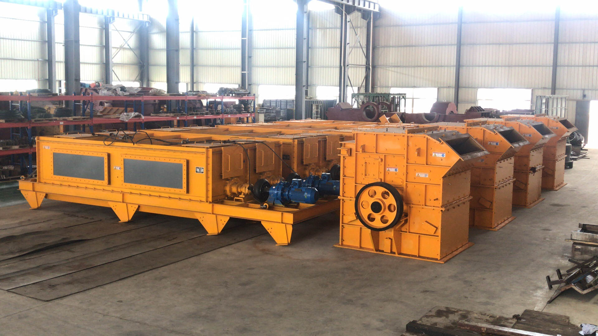 安徽砂石生產線設備發(fā)貨回顧-菲尼克斯