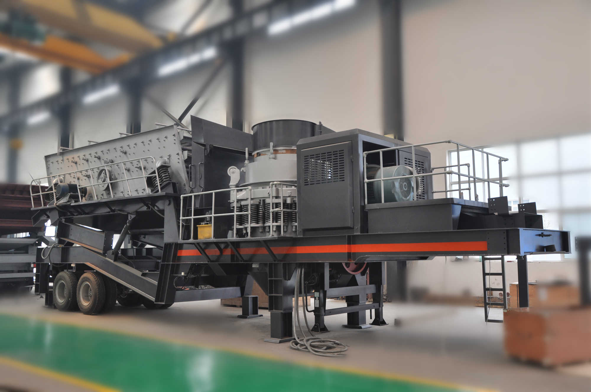 圓錐式移動破碎站